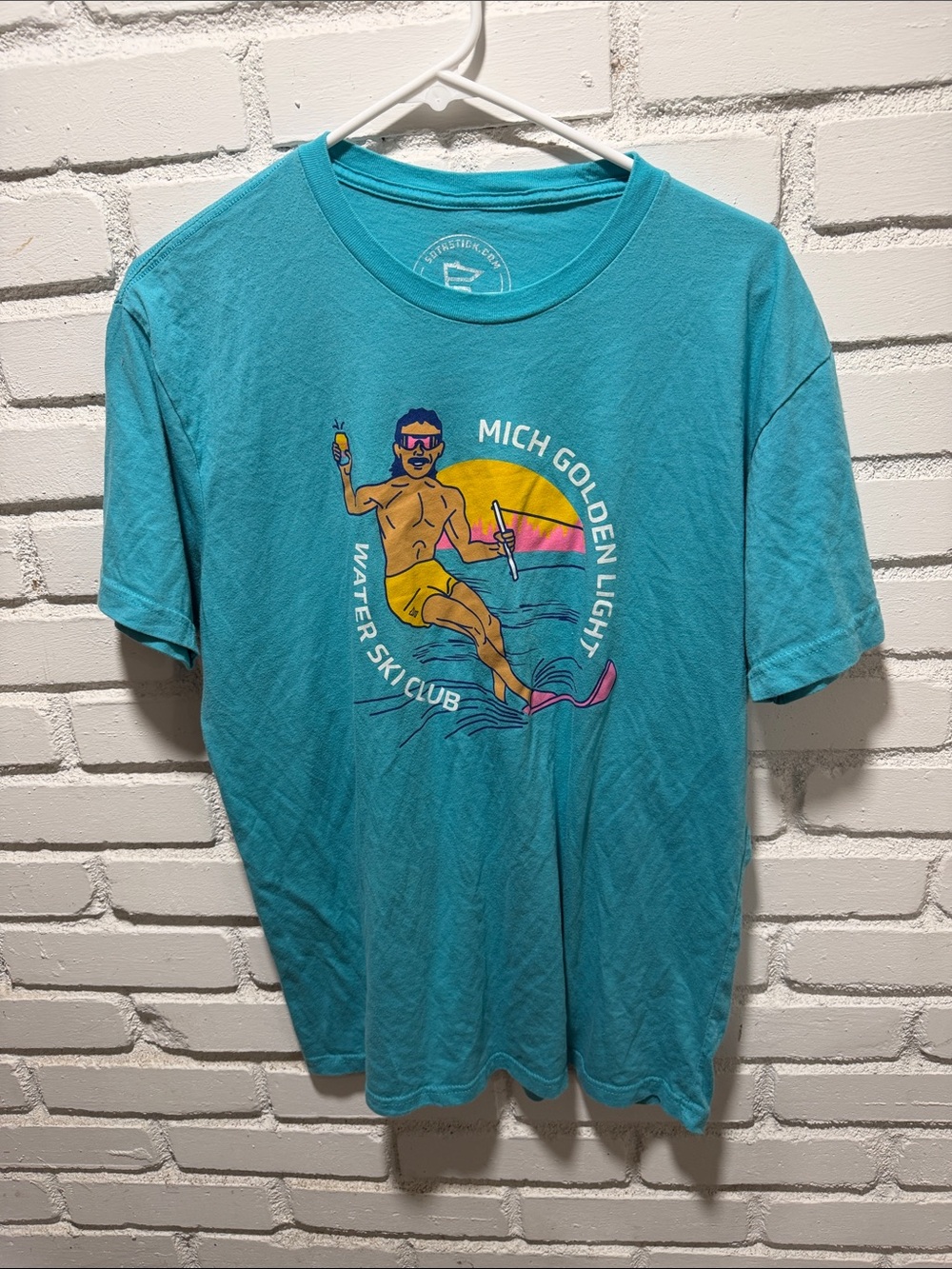 Teal Short-Sleeve Graphic Tee